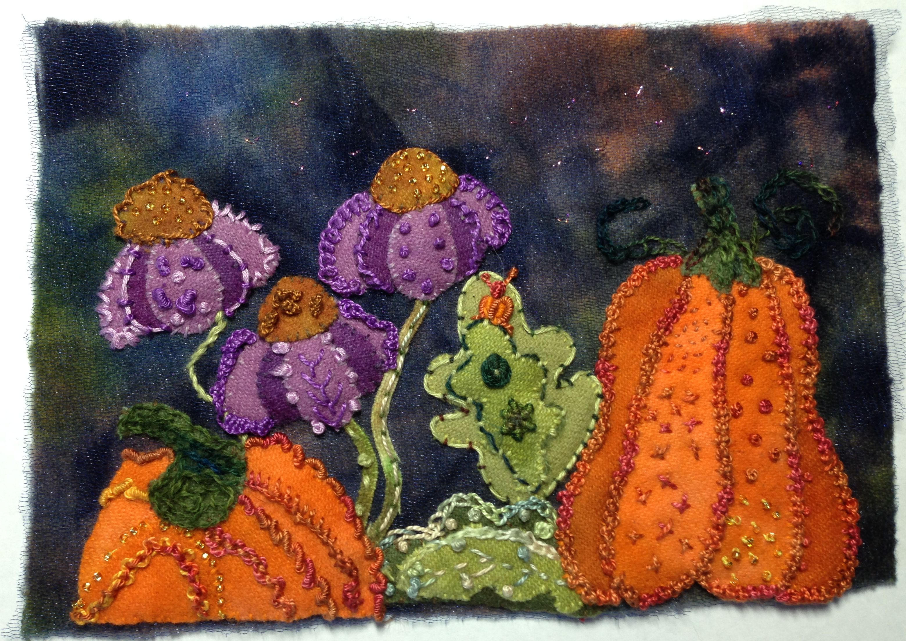 Wool Applique’ – a new art for me!
